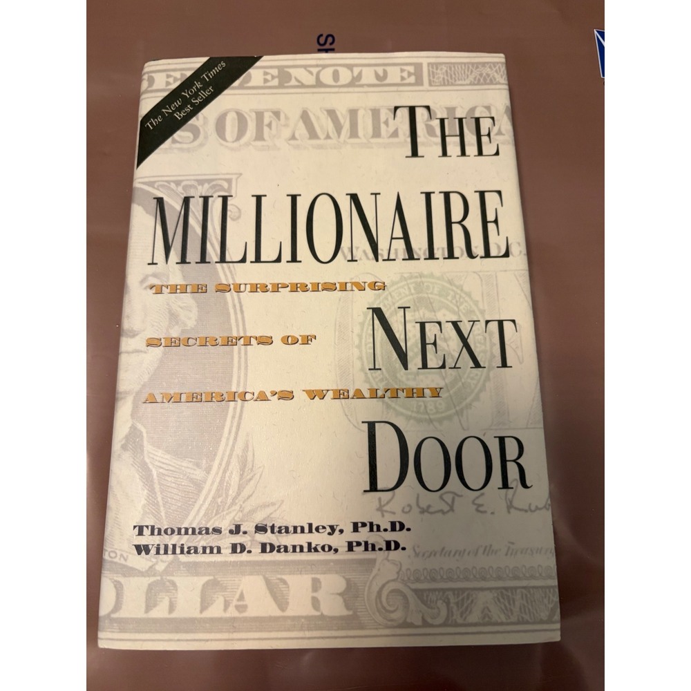 The Millionaire Next Door Stanley Danko Hardcover Personal Finance Book